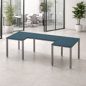 Escritorio en U Billydesk 90x210x90cm - Zafiro-Oxford