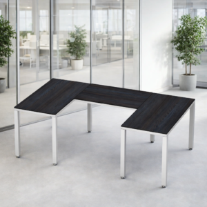 Escritorio en U Billydesk 120x210x120cm - Anáhuac-Blanco