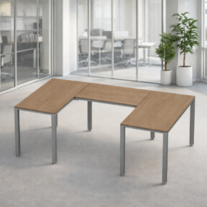 Escritorio en U Billydesk 120x210x120cm - Monarca-Oxford