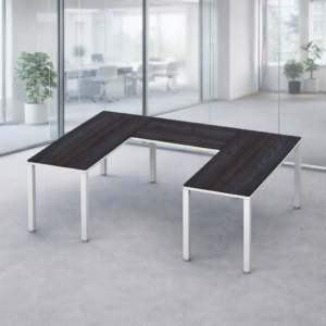 Escritorio en U Billydesk 150x210x150cm - Anáhuac-Blanco