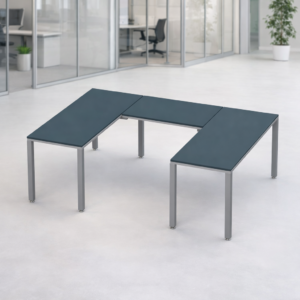 Escritorio en U Billydesk 150x210x150cm - Zafiro-Oxford