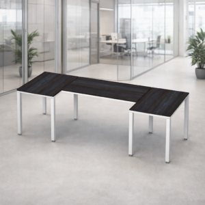 Escritorio en U Billydesk 90x240x90cm - Anáhuac-Blanco