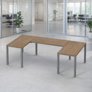 Escritorio en U Billydesk 150x240x150cm - Monarca-Oxford