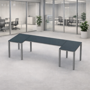 Escritorio en U Billydesk 90x270x90cm - Zafiro-Oxford