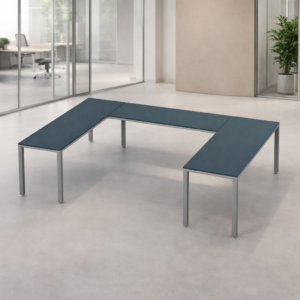 Escritorio en U Billydesk 180x270x180cm - Zafiro-oxford