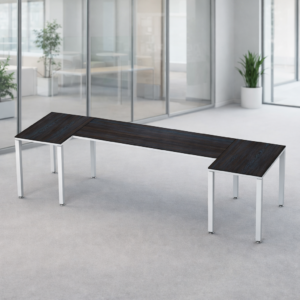 Escritorio en U Billydesk 90x300x90cm - Anahuac-blanco