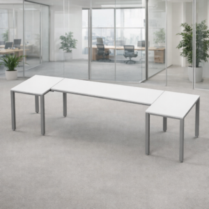 Escritorio en U Billydesk 90x300x90cm - Blanco-oxford