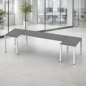 Escritorio en U Billydesk 90x300x90cm - Oxford-blanco