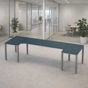 Escritorio en U Billydesk 90x300x90cm - Zafiro-oxford