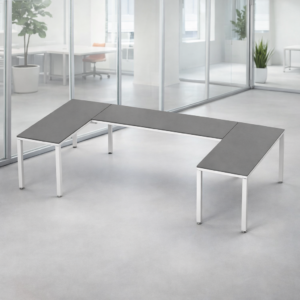 Escritorio en U Billydesk 150x300x150cm - Oxford-blanco