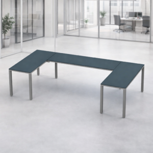 Escritorio en U Billydesk 150x300x150cm - Zafiro-oxford