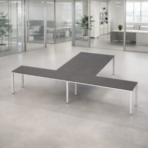 Escritorio en T Billydesk 360x240cm - Oxford-blanco