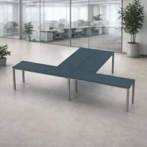 Escritorio en T Billydesk 360x240cm - Zafiro-oxford