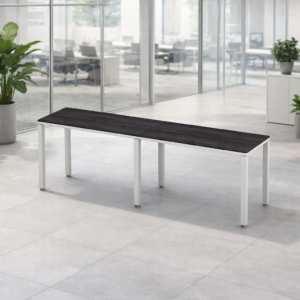 Escritorio Lineal Billydesk 240x60 cm Anáhuac Estructura Blanco