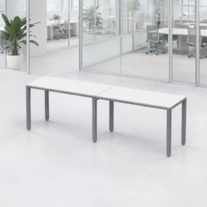 Escritorio Lineal Billydesk 240x60cm - Blanco-oxford