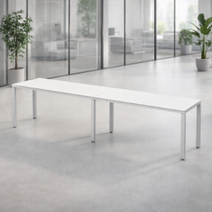 Escritorio Lineal Billydesk 300x60cm - Blanco-blanco