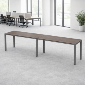 Escritorio Lineal Billydesk 300x60cm - Ceniza-oxford