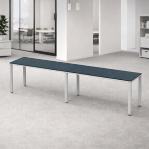 Escritorio Lineal Billydesk 300x60cm - Zafiro-blanco