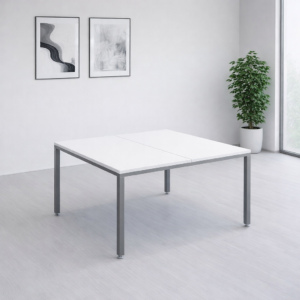 Sala de Juntas 4 personas Billydesk 120x120cm - Blanco-oxford