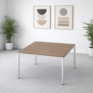 Sala de Juntas 4 personas Billydesk 120x120cm - Monarca-blanco