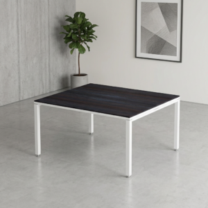 Sala de juntas 6 personas Billydesk 150x120 cm Anáhuac Estructura Blanca