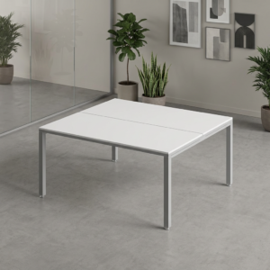 Sala de Juntas 6 personas Billydesk 150x120cm - Blanco-oxford