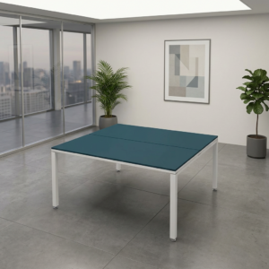 Sala de Juntas 6 personas Billydesk 150x120cm - Zafiro-blanco