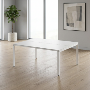 Sala de Juntas 6 personas Billydesk 180x120cm - Blanco-blanco