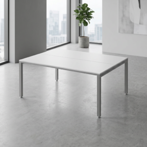 Sala de Juntas 6 personas Billydesk 180x120cm - Blanco-oxford