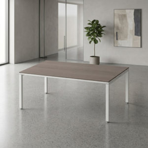 Sala de Juntas 6 personas Billydesk 180x120cm - Ceniza-blanco