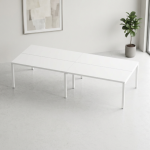 Sala de Juntas 8 personas Billydesk 300x120cm - Blanco-blanco