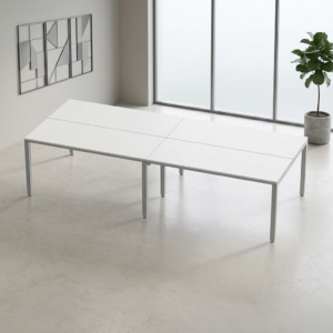 Sala de Juntas 8 personas Billydesk 300x120cm - Blanco-oxford