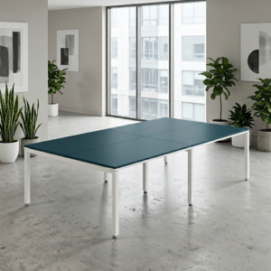 Sala de Juntas 8 personas Billydesk 300x120cm - Zafiro-blanco