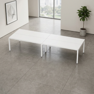 Sala de Juntas 10 personas Billydesk 360x120cm - Blanco-blanco