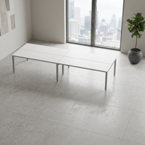 Sala de Juntas 10 personas Billydesk 360x120cm - Blanco-oxford