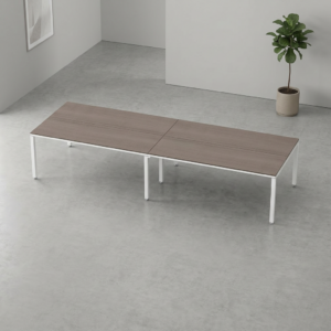 Sala de Juntas 10 personas Billydesk 360x120cm - Ceniza-blanco