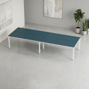 Sala de Juntas 10 personas Billydesk 360x120cm - Zafiro-blanco