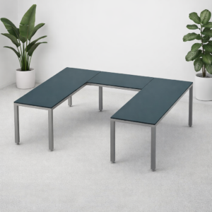 Escritorio en U Billydesk 180x210x180cm - Zafiro-oxford