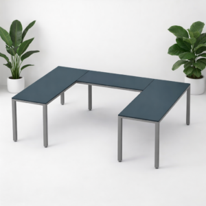 Escritorio en U Billydesk 180x240x180cm - Zafiro-oxford