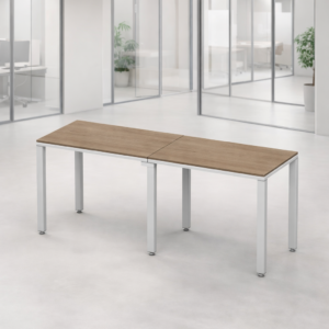 Escritorio Lineal Billydesk 180x60cm (2 personas) - Monarca-Blanco