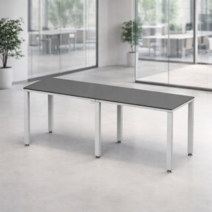 Escritorio Lineal Billydesk 180x60cm (2 personas) - Oxford-Blanco