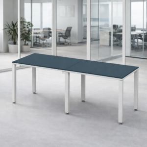 Escritorio Lineal Billydesk 180x60cm (2 personas) - Zafiro-Blanco