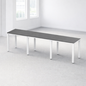 Escritorio Lineal Billydesk 270x60cm (3 personas) - Oxford-Blanco