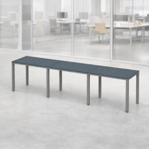 Escritorio Lineal Billydesk 270x60cm (3 personas) - Zafiro-Oxford