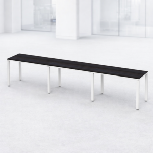 Escritorio Lineal Billydesk 360x60cm (3 personas) - Anáhuac-Blanco