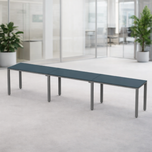 Escritorio Lineal Billydesk 360x60cm (3 personas) - Zafiro-Oxford