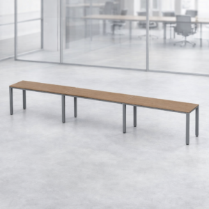 Escritorio Lineal Billydesk 450x60cm (3 personas) - Monarca-Oxford