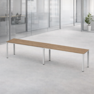 Escritorio Lineal Billydesk 360x60cm (2 personas) - Monarca-Blanco