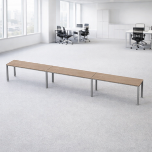 Escritorio Lineal Billydesk 540x60cm (3 personas) - Monarca-Oxford