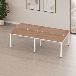 Configuración Telemarketing Billydesk para 4 personas de 240 cm (Monarca-Blanca)